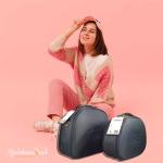 Makeup Bag Dual Cosmetic Bag Cosmetic Case Brush Storage Organizer Black Color