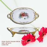 Oval Italian Plates In Good Price For Export