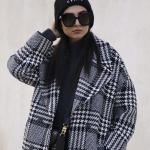 Houndstooth coat