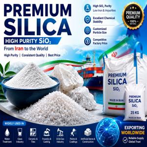 Silica Export from Iran | High Purity SiO₂ Supplier at Best Price