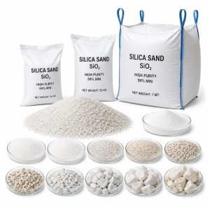 Silica (SiO₂) Export from Iran | Premium Industrial Silica Supplier