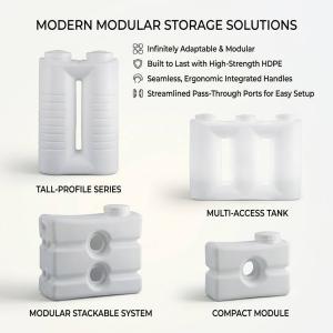 Slim Water Tank | Space-Saving Polyethylene Water Storage Tank