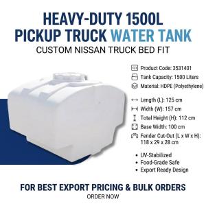 Pickup Truck Water Tank | Durable Polyethylene Water Storage Tank