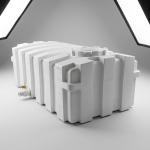 1500 Liter Horizontal Plastic Water Tank | Affordable Export Price