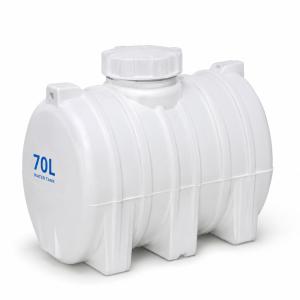 70L Horizontal Ribbed Polyethylene Water Tank Export | Food Grade